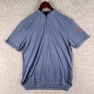 Apparel Collection McDonald's 1/4 Employee Shirt Men's Large Blue Gray Pullover